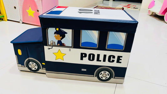Bus Foldable Storage Box Cum Stool