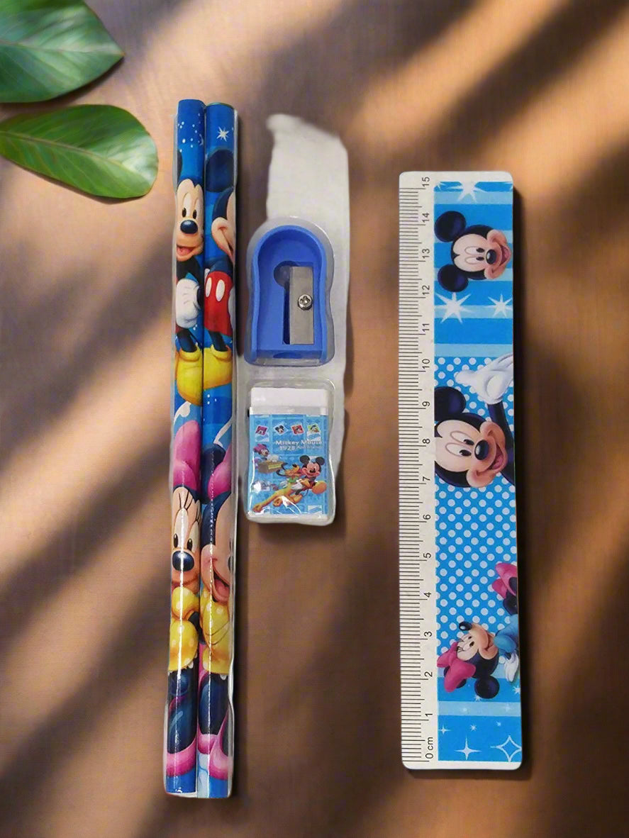 Jiada Birthday Party Return Gifts Mix Stationery Kit Set in a Fancy Box for Kids (Pack of 12)