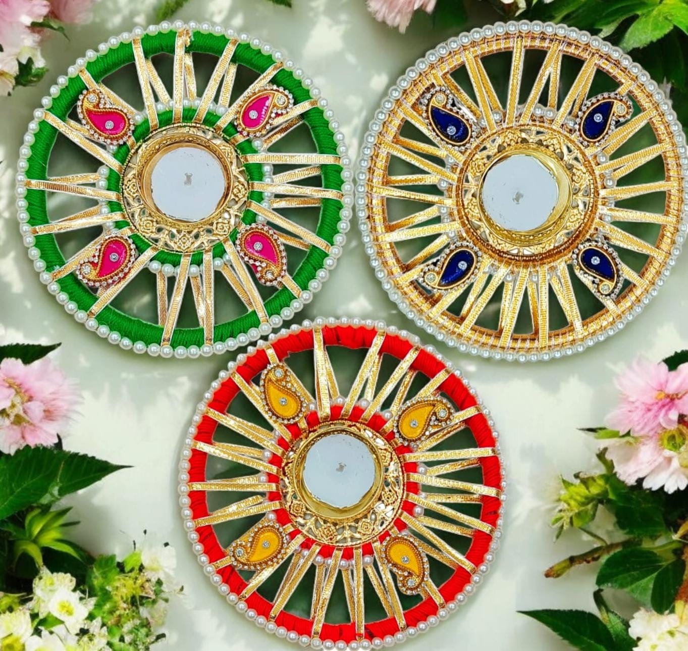 Beautiful Design Big Candle Holder (Size: 6 Inch)