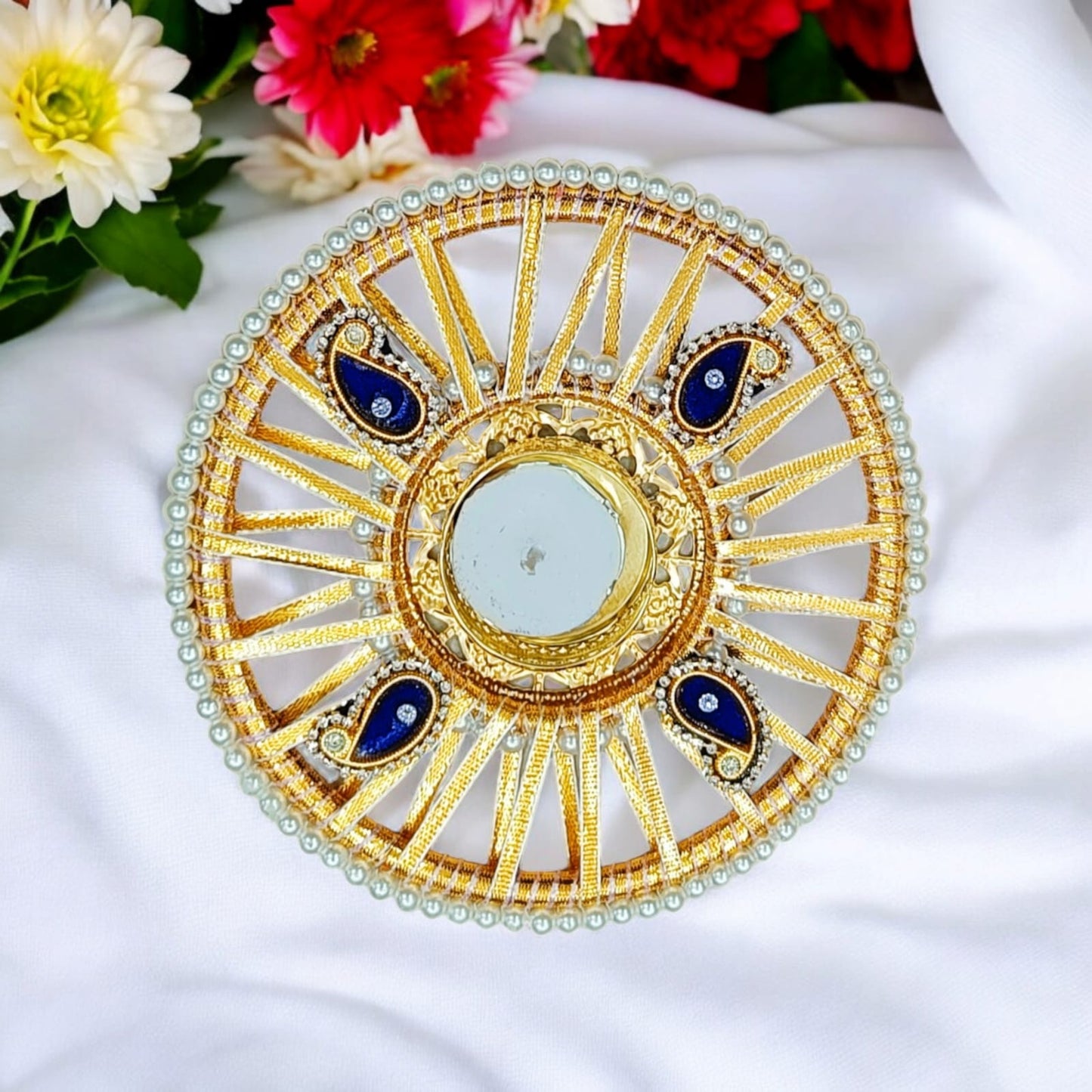 Beautiful Design Big Candle Holder (Size: 6 Inch)