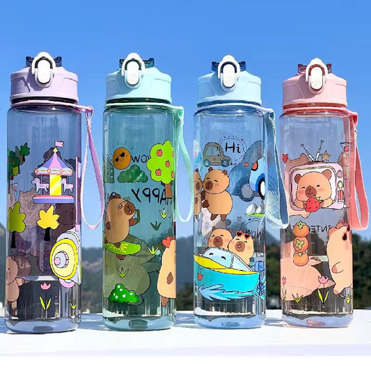 Cartoon Design Sipper Bottle
