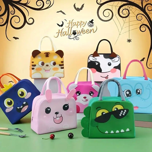 Animal Cartoon Design Insulated Lunch Bag
