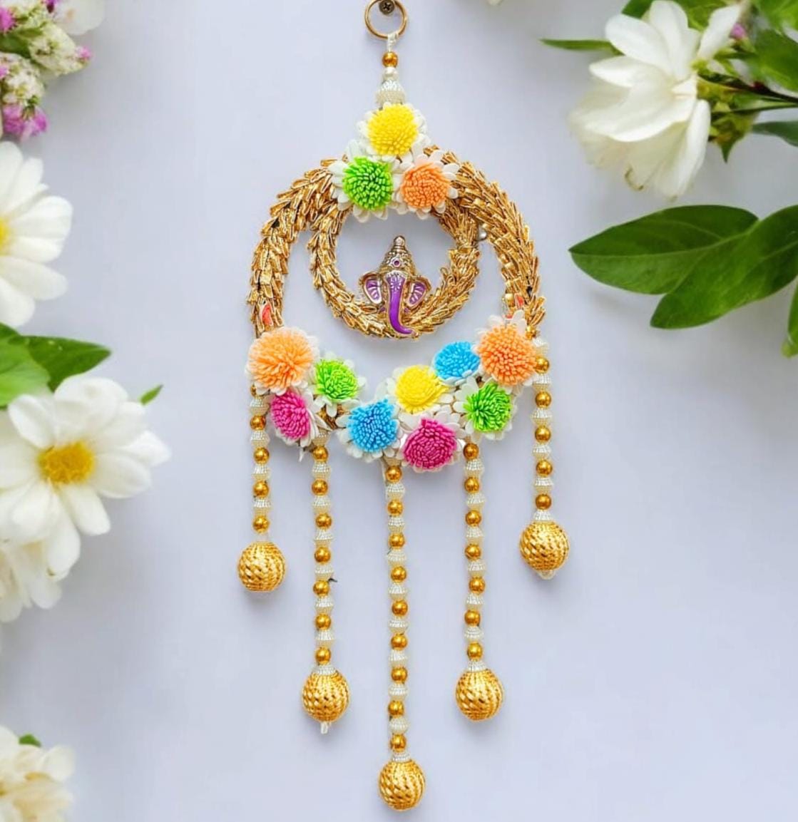 Ganesh Ji Wall Hanging (Size: 15*6 Inch) (WH0020)