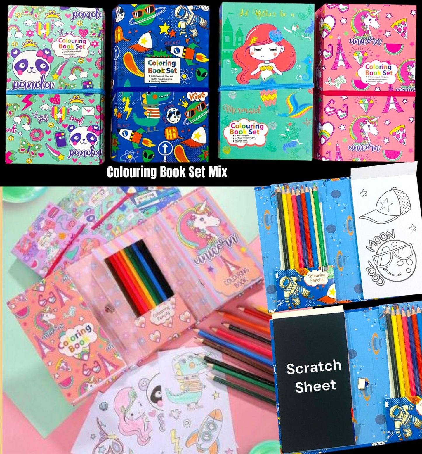 Colouring Book Set