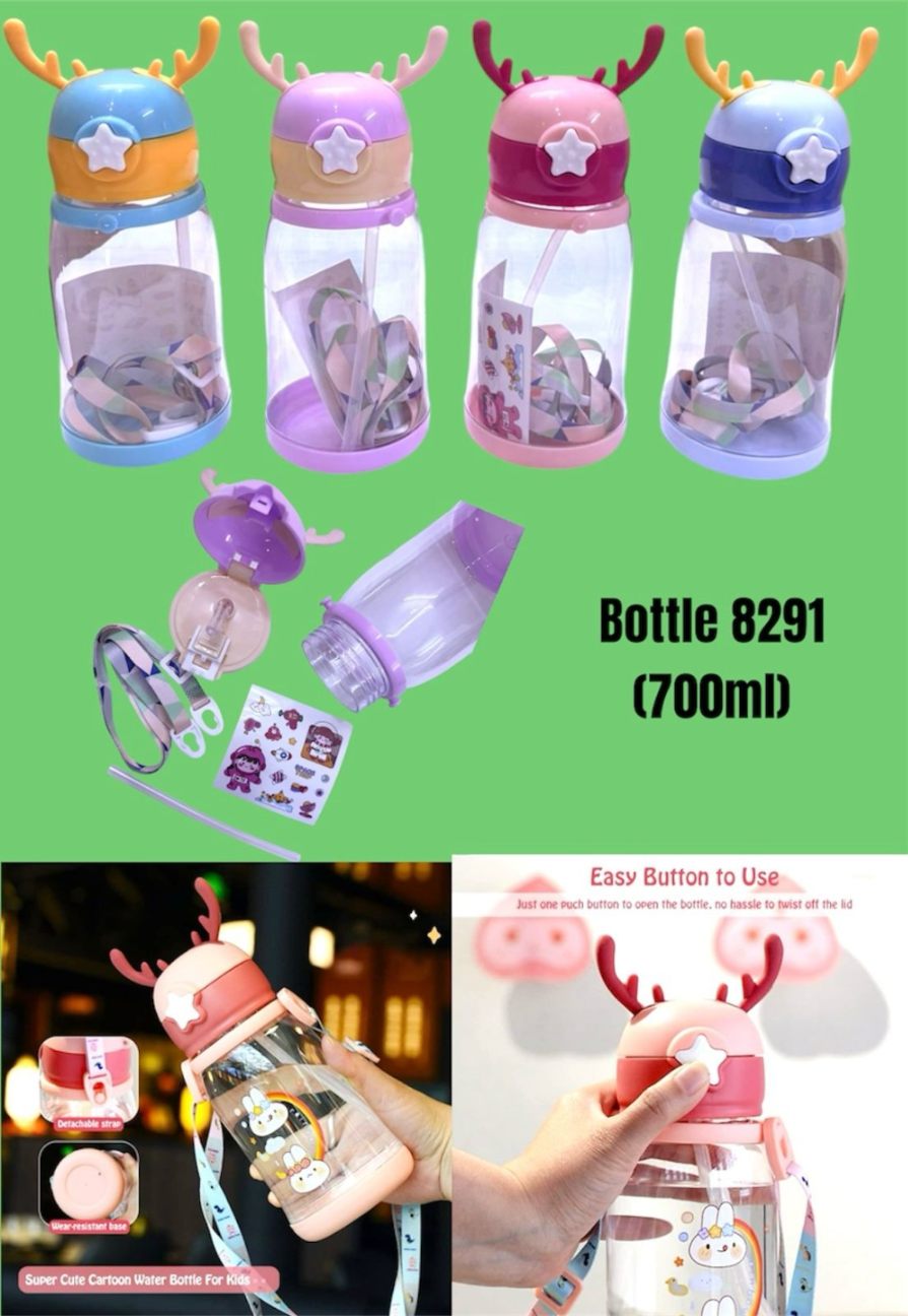 Kids Sipper Bottle with Silicon Horns - 700ml