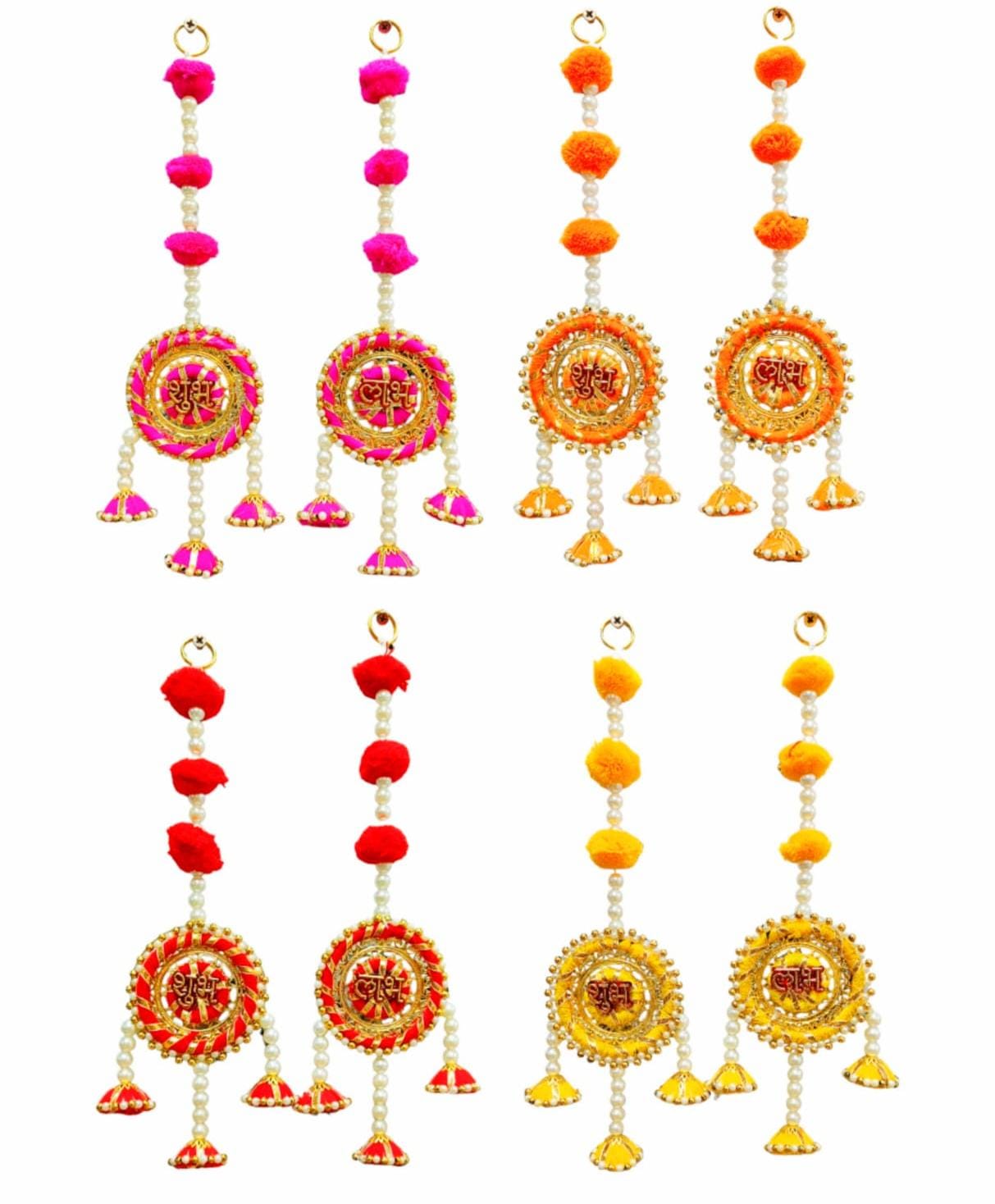 Pair Of Subh Labh Hanging Pair (Size: 13*3.5 Inch) (SL0010)
