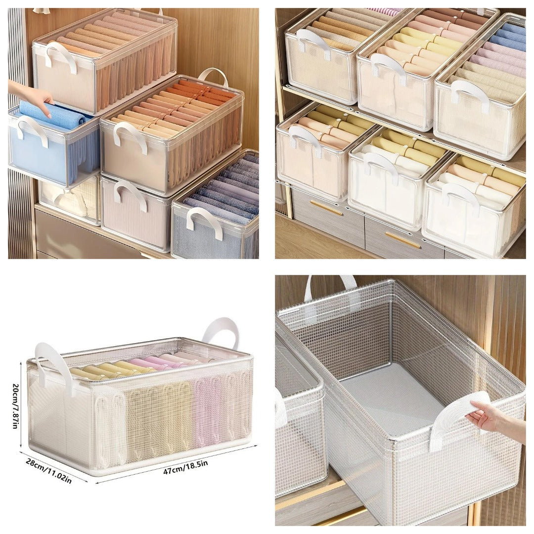 26 Litter Transparent PVC Foldable Cloth Organiser