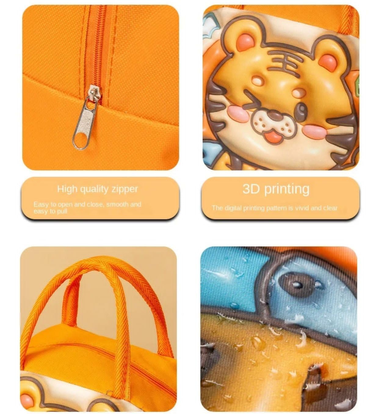 3D Kids Insulated Lunch Bag