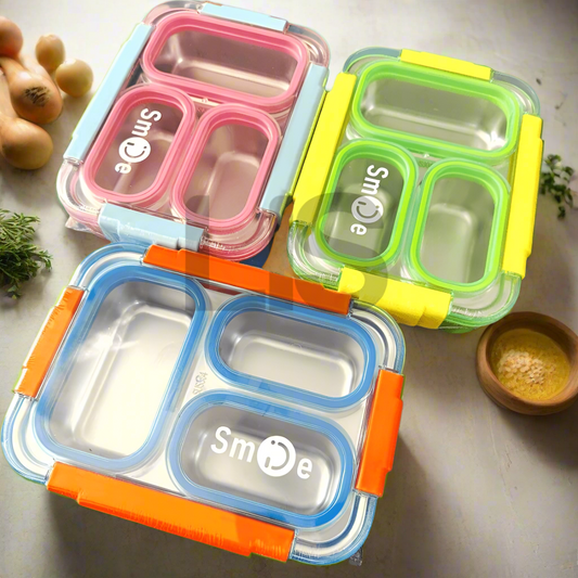 2559 - 3 Section Lunch Box