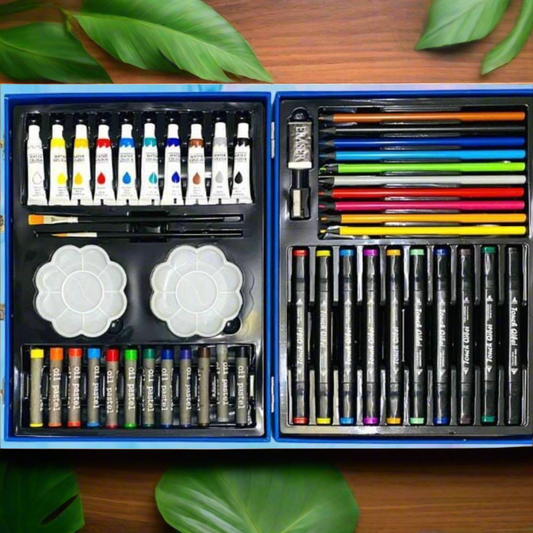 68 pcs Art Set - Unicorn & Space Print with colouring Book