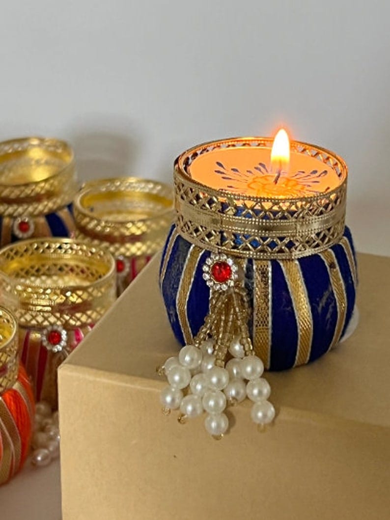 Beautiful Mutka Design Tea Light Candle Holder (TL0024)