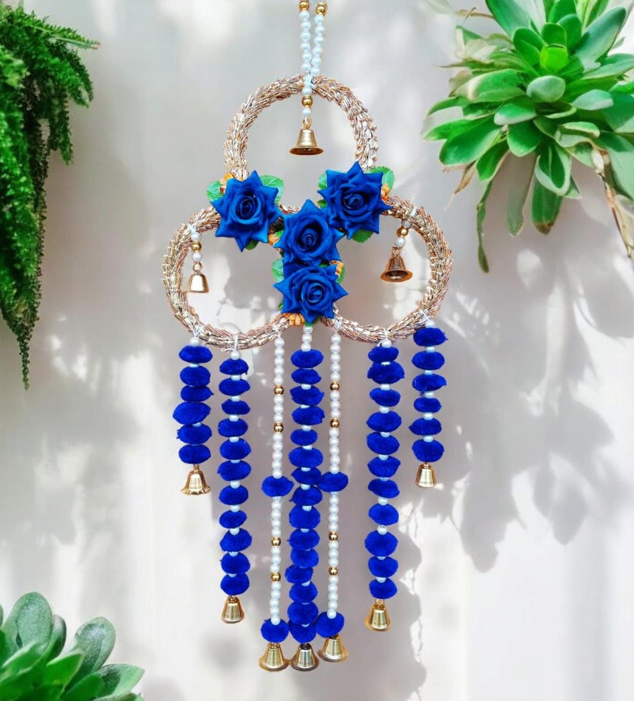 Big Size Flower Design Hanging (Size: 28*11 Inch) (WH0017)