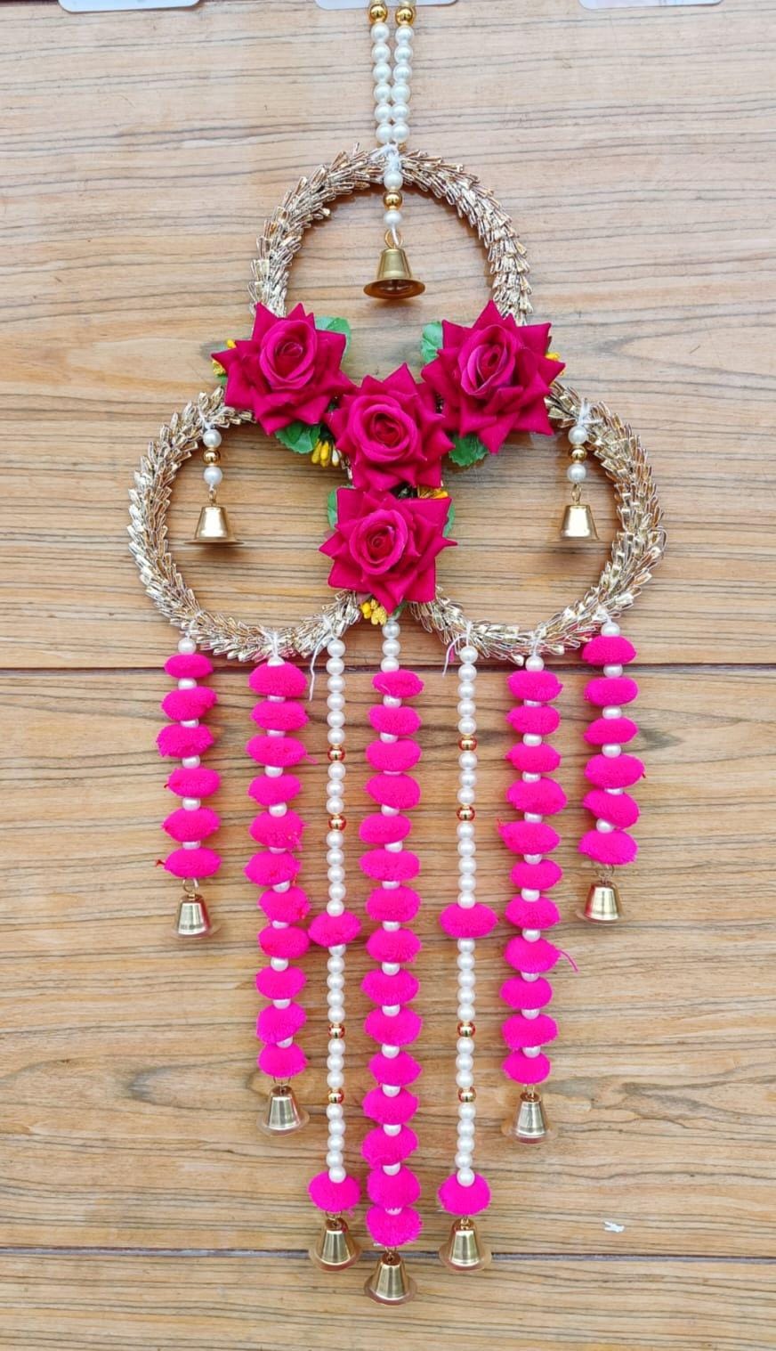 Big Size Flower Design Hanging (Size: 28*11 Inch) (WH0017)