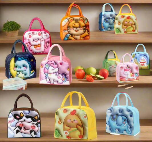 3D Kids Insulated Lunch Bag