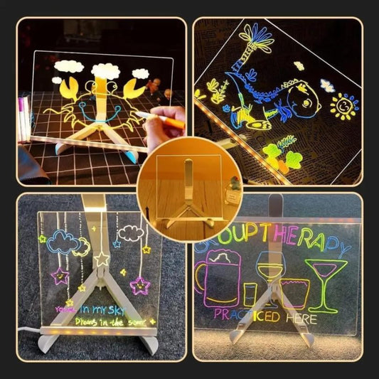 DIY LED Acrylic Board with Marker