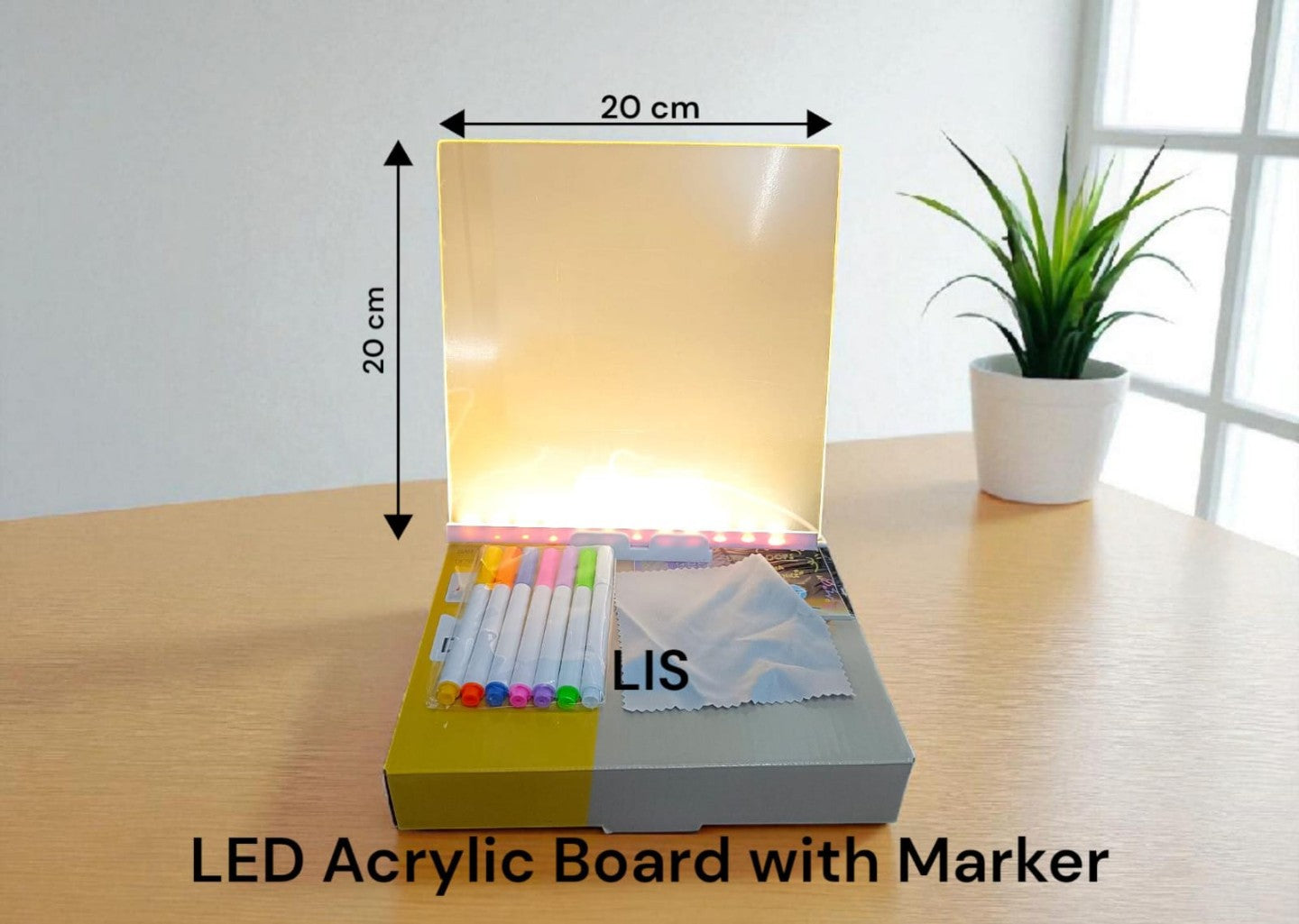 DIY LED Acrylic Board with Marker