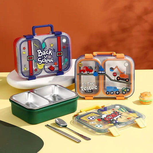 7156 - 3 grid lunch box