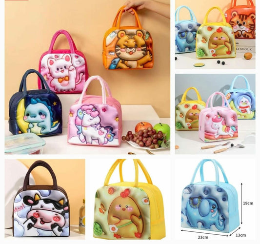 3D Kids Insulated Lunch Bag