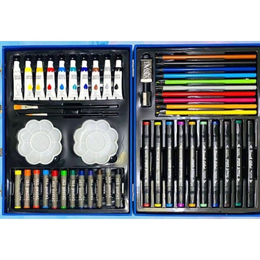 68 pcs Art Set - Unicorn & Space Print with colouring Book
