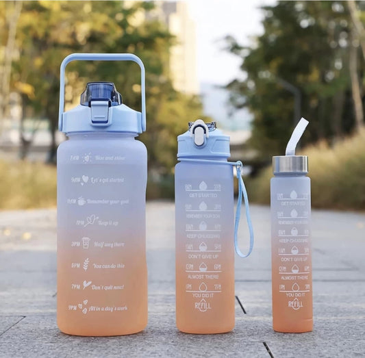 Motivational Bottle Set of 3