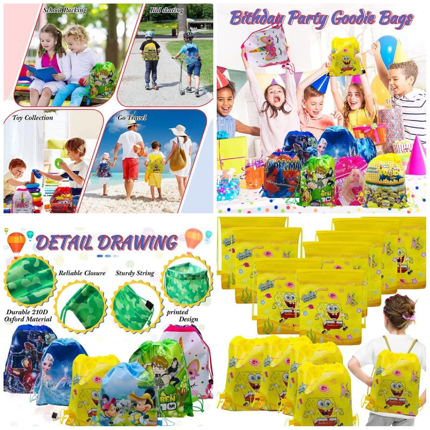 Kids Cartoon Rassi Bag