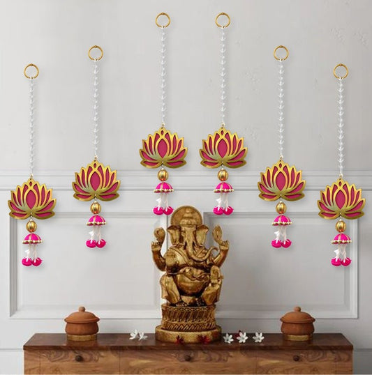 Lotus Hanging Fir Decoration (Size: 18 Inch) (H0016)