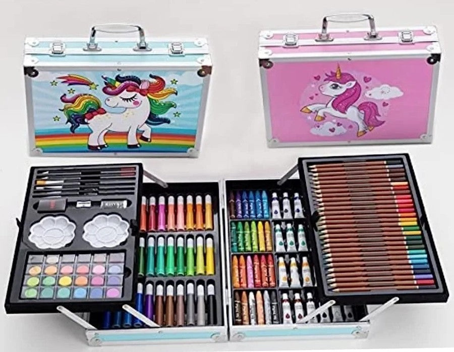 145 Pcs Colouring Art Kit- Unicorn & Space