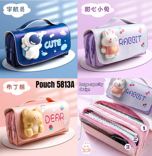 Squishy Design Kids Pouch - Large Capacity