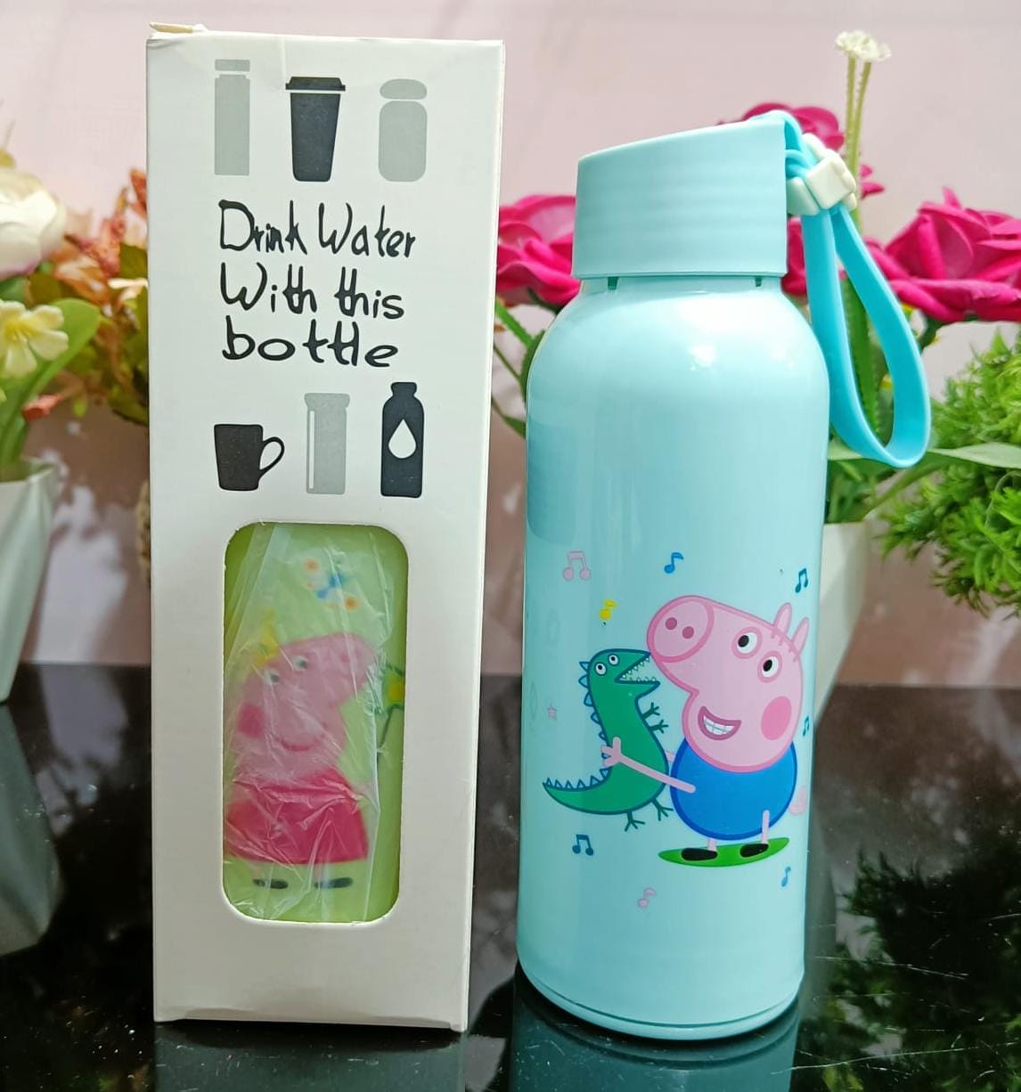 Peppa Pig Glass Bottle