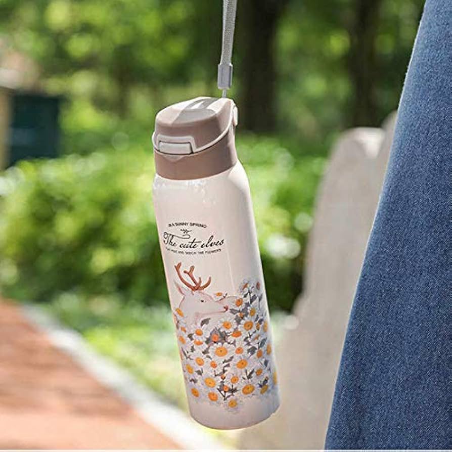 Stainless Steel Hot & Cold Printed Sipper Bottle