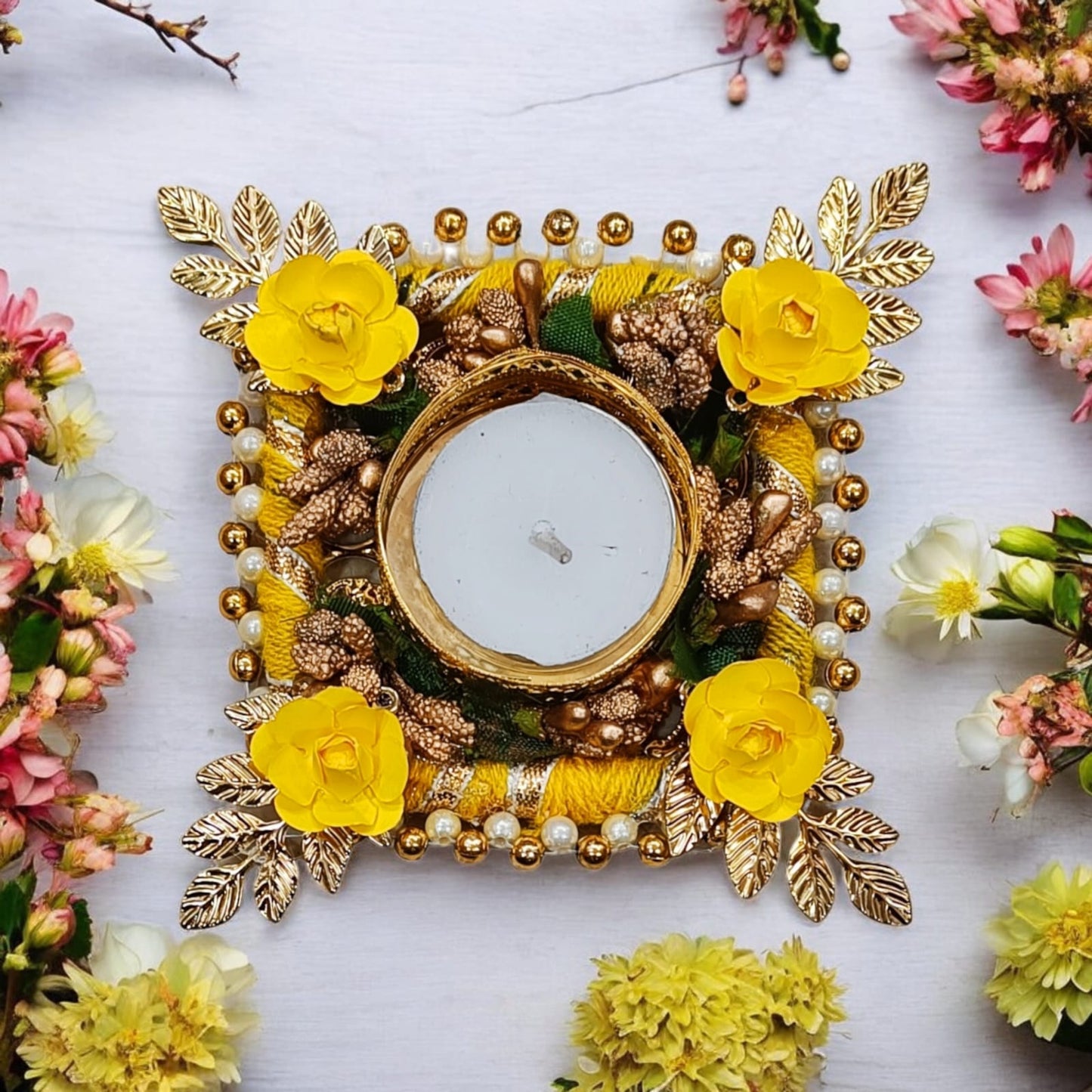 Tea Light Candle Holder (Size: 4 Inch) (TL0034)