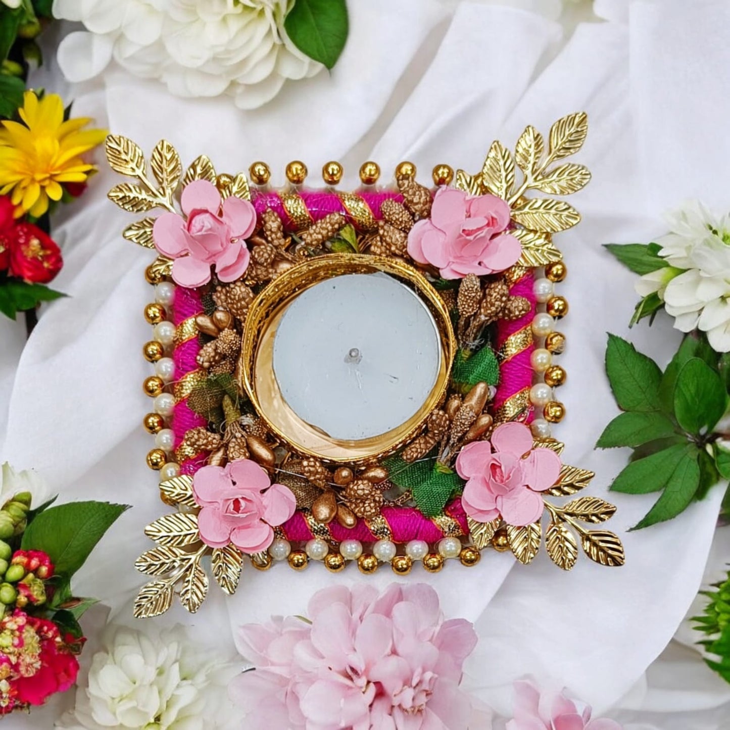 Tea Light Candle Holder (Size: 4 Inch) (TL0034)